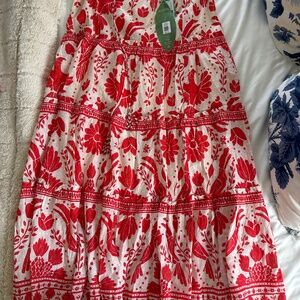 FarmRio Jungle Flow Maxi Skirt NWT